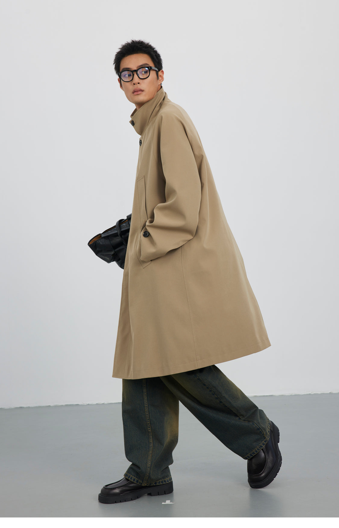 High-end mid-length coat