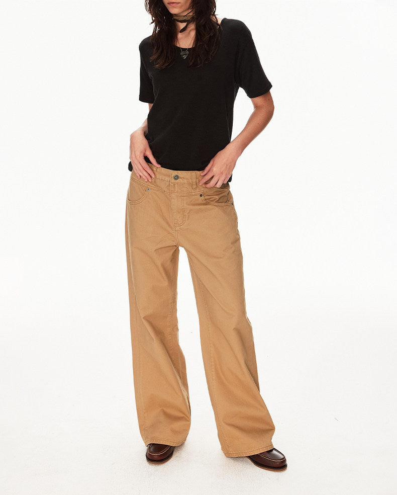 Loose-fit casual pants