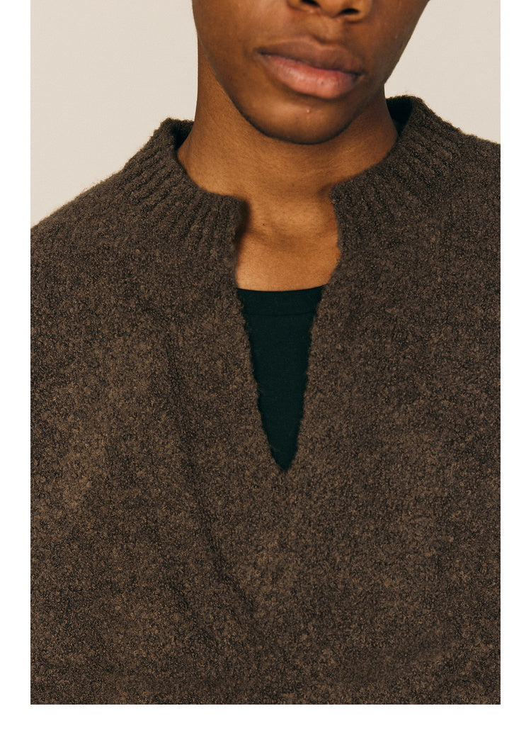 V-Neck Pullover Sweater