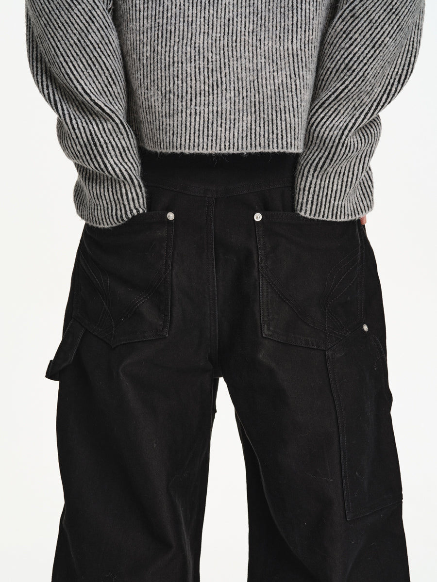 Straight-Leg Casual Pants