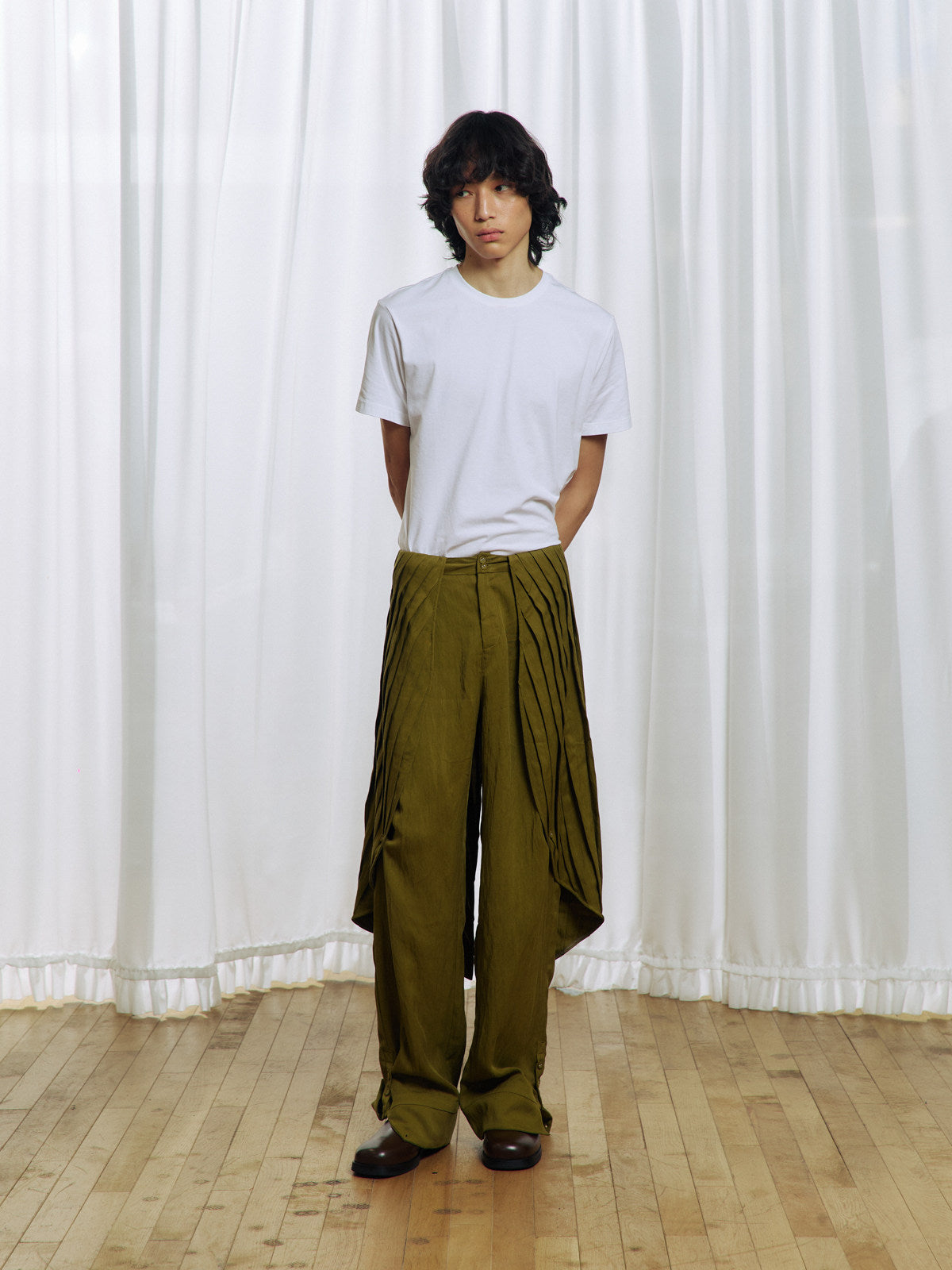 Pleated Casual Pants