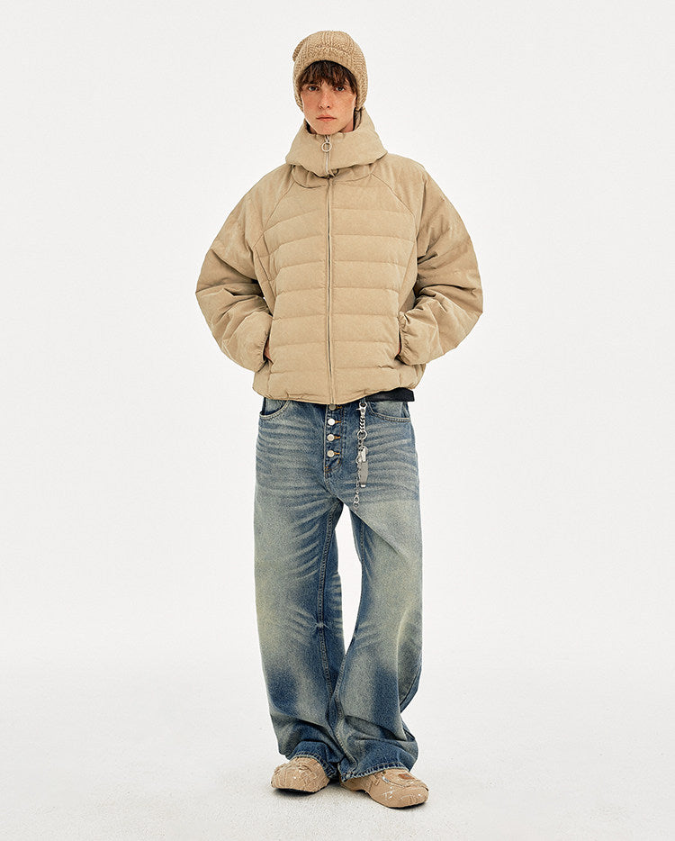 Casual Down Jacket with Hood