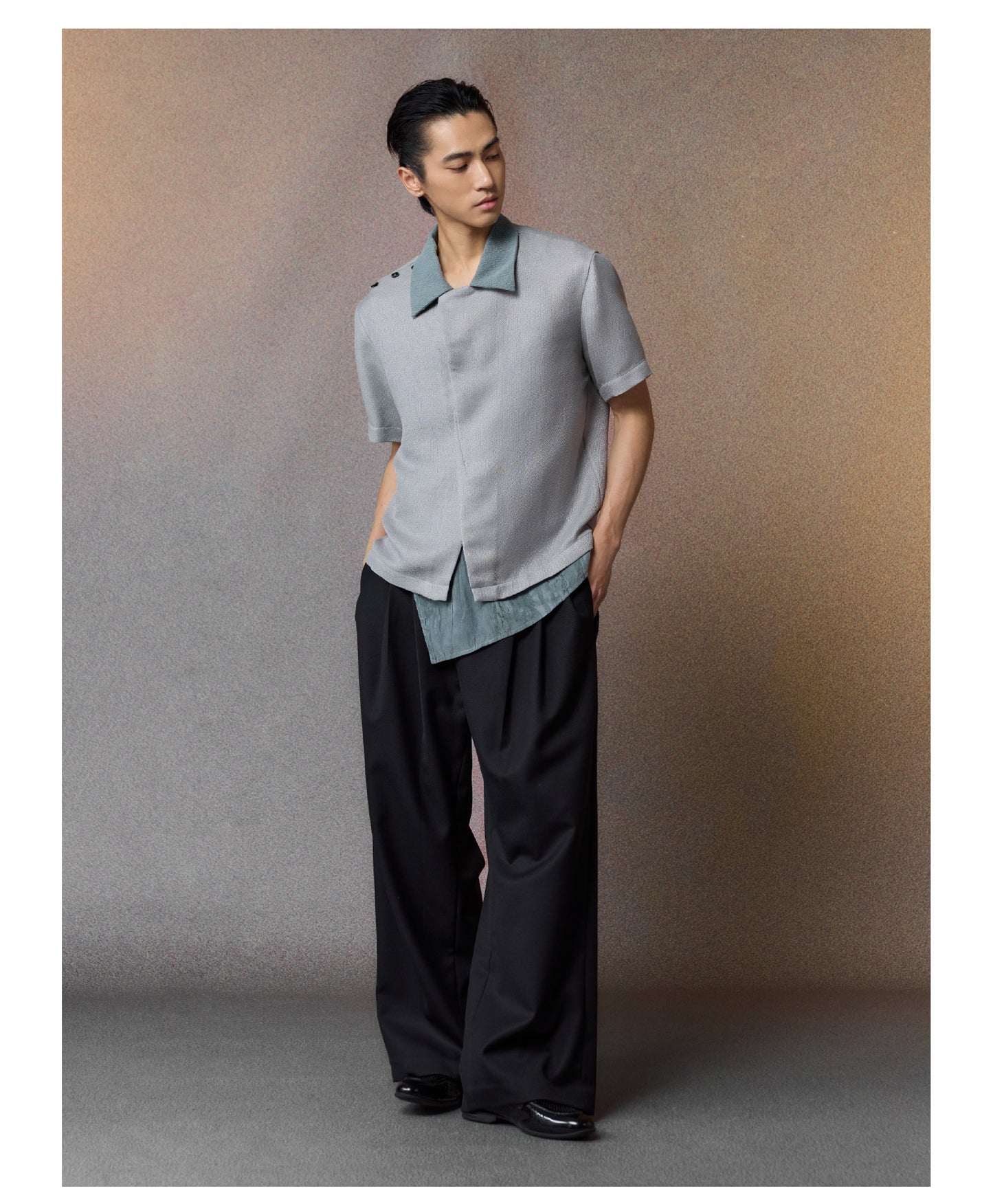 Color-Blocked Shirts in a Variety of Designs