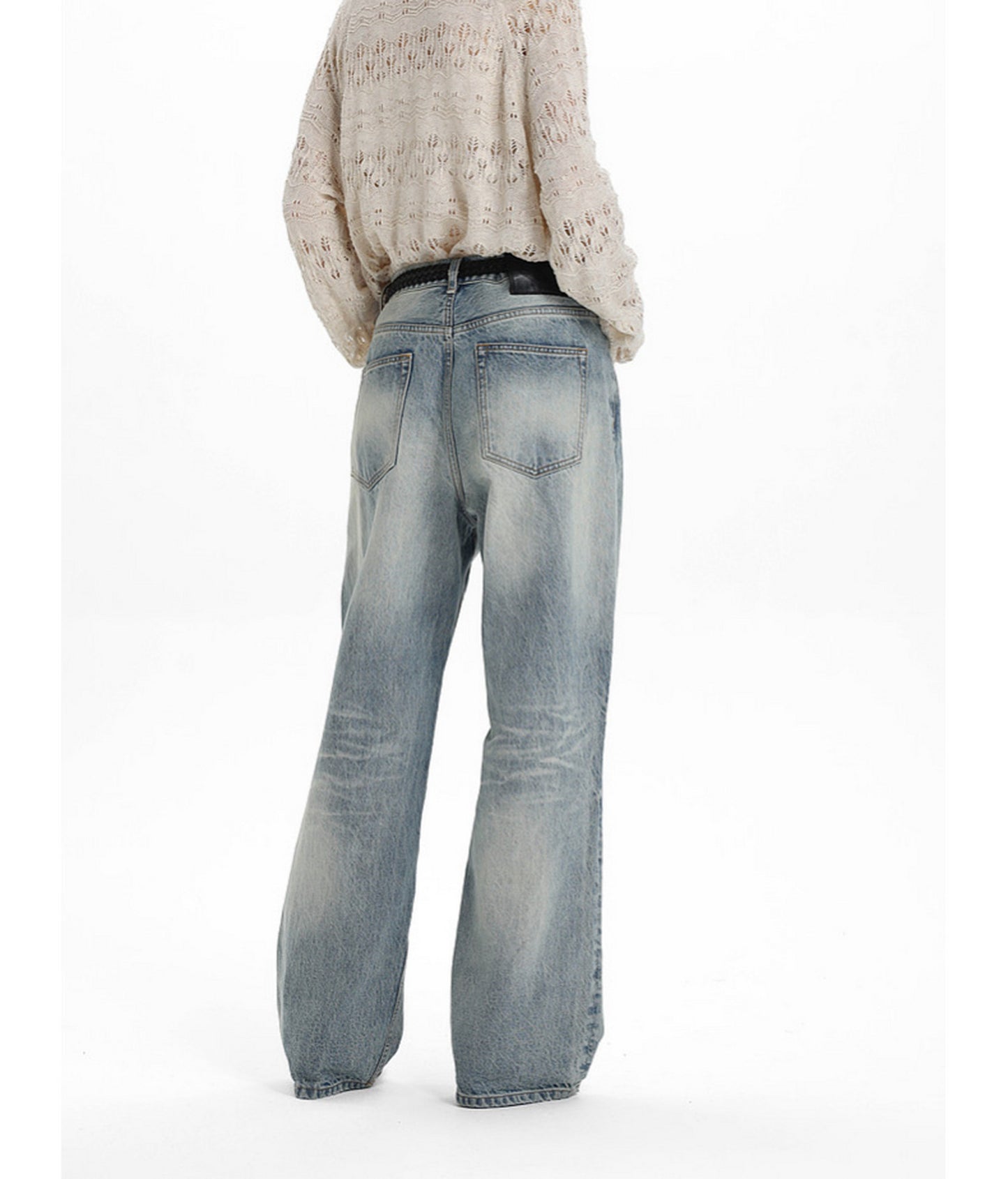 Vintage Heavy-Duty Honeycomb Denim Pants