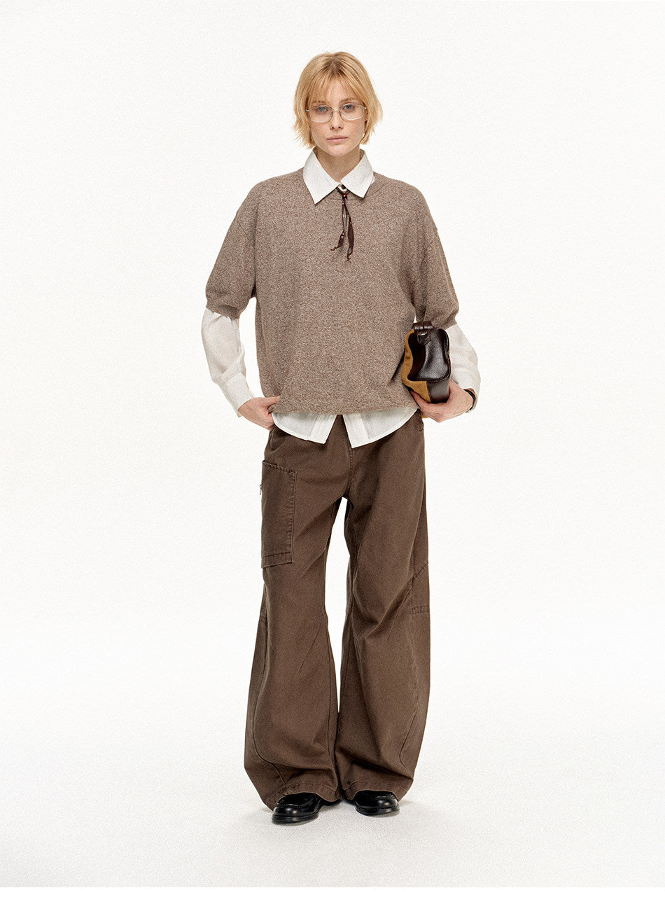 Round-Neck Casual Shirt