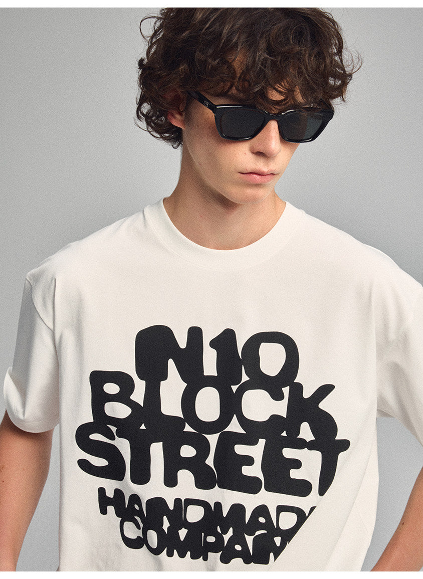 Cooling Water-Pulp Print T-Shirt