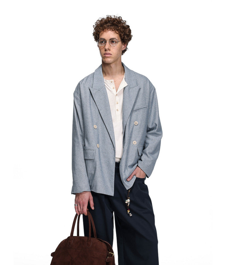 Minimalist Linen Blend Jacket