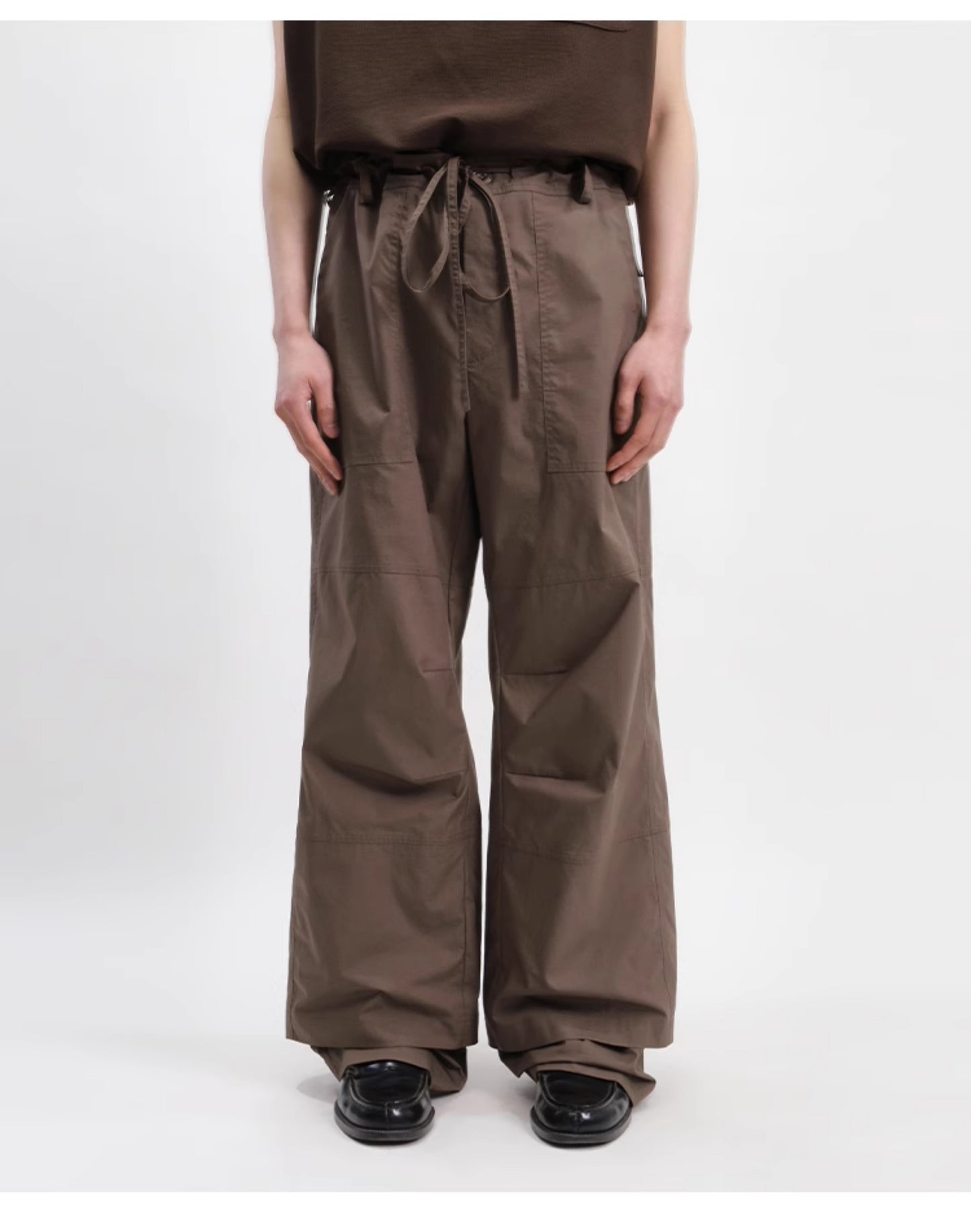 Straight Cotton Casual Pants