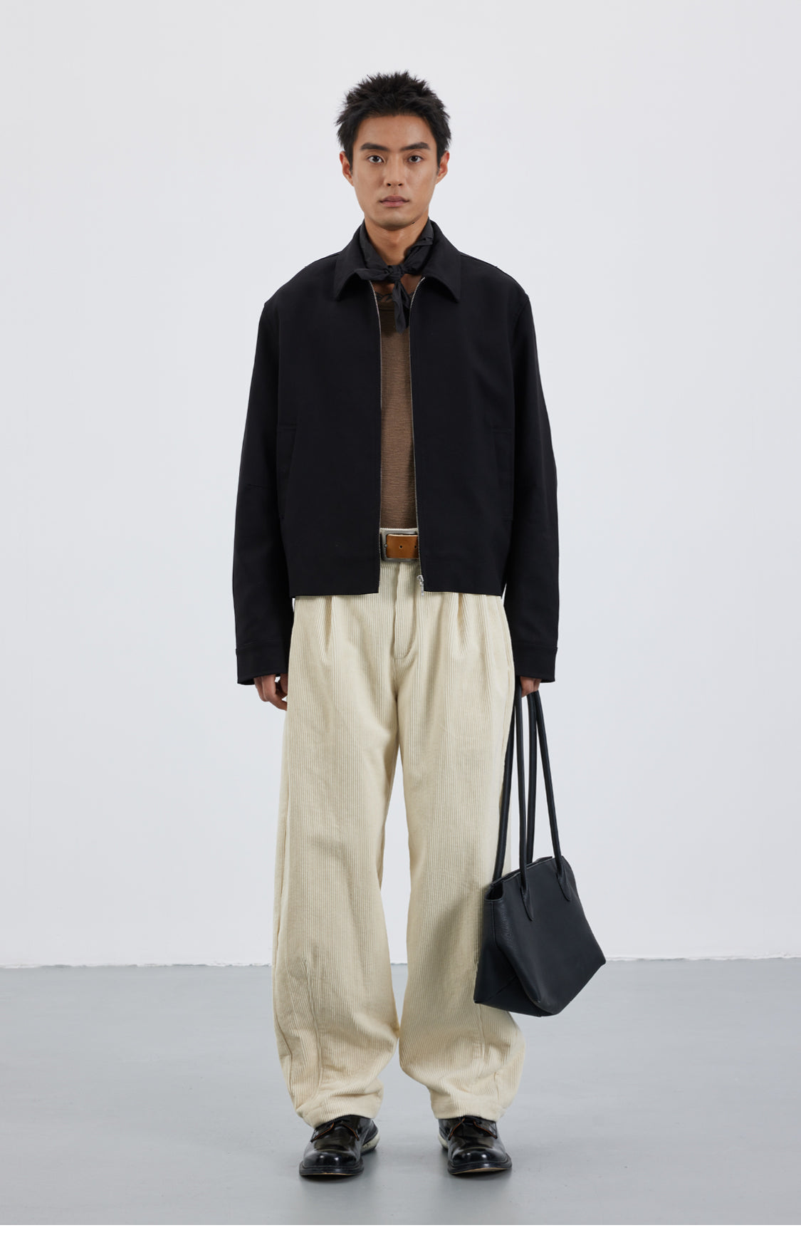 Wool-blend classic jacket