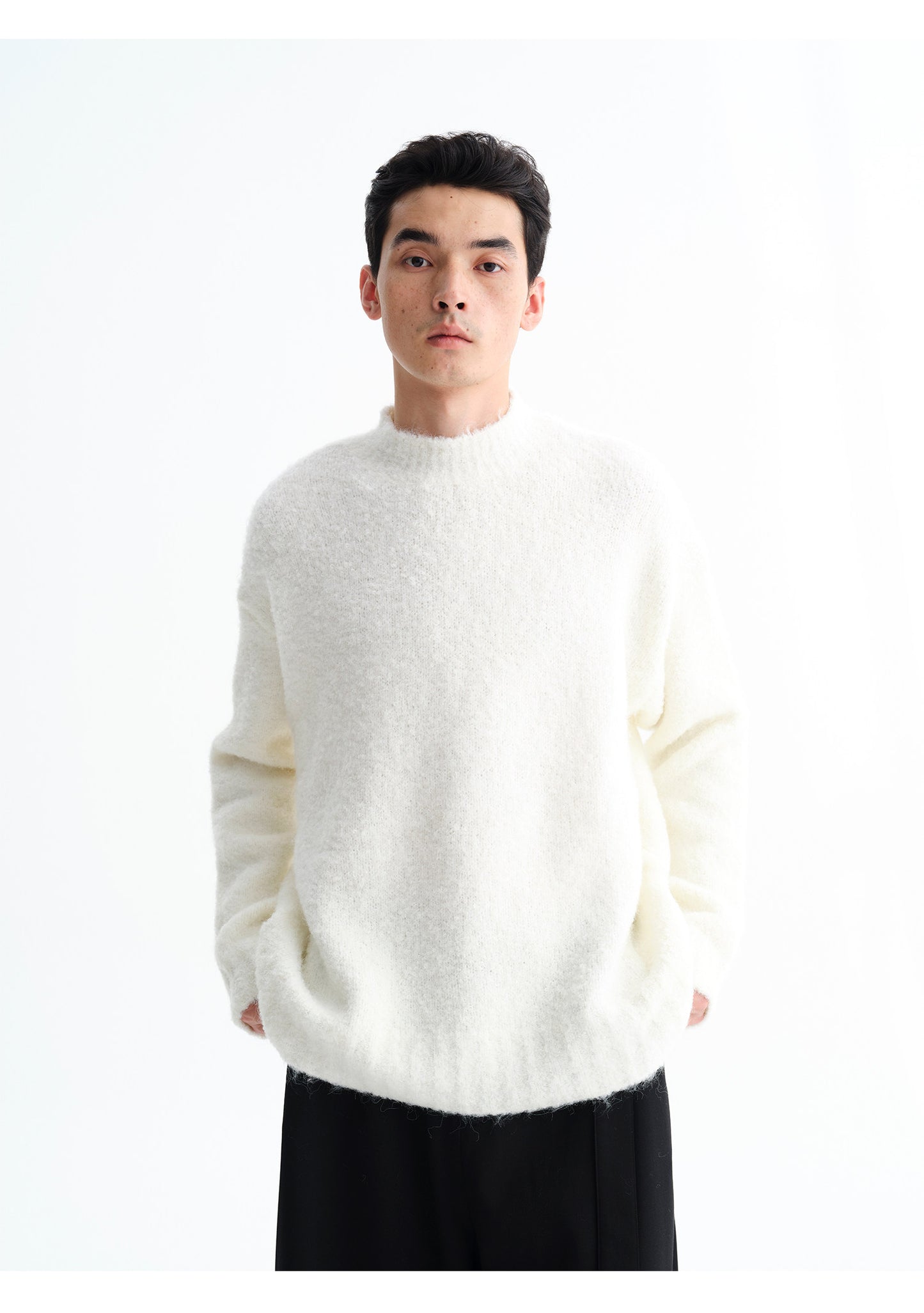 Heavyweight Wool Blend Sweater