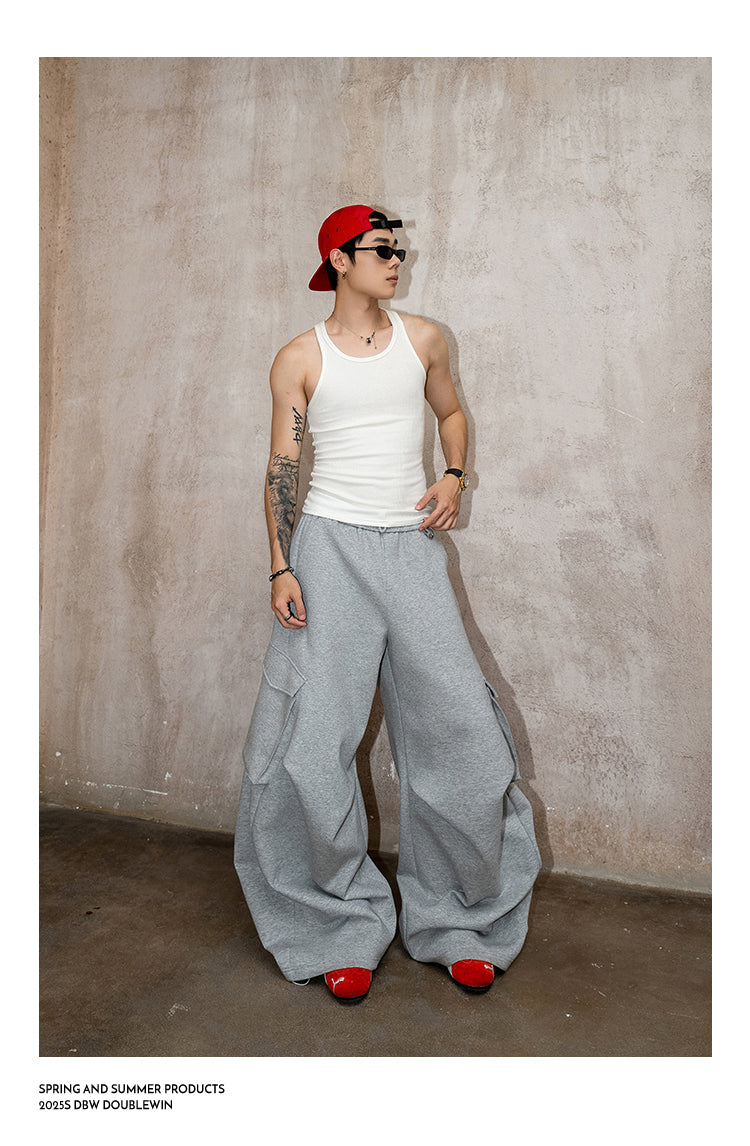 Niche Pleated Casual Pants
