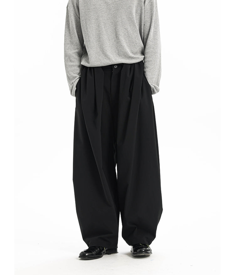 Wrinkle-resistant shimitar casual pants