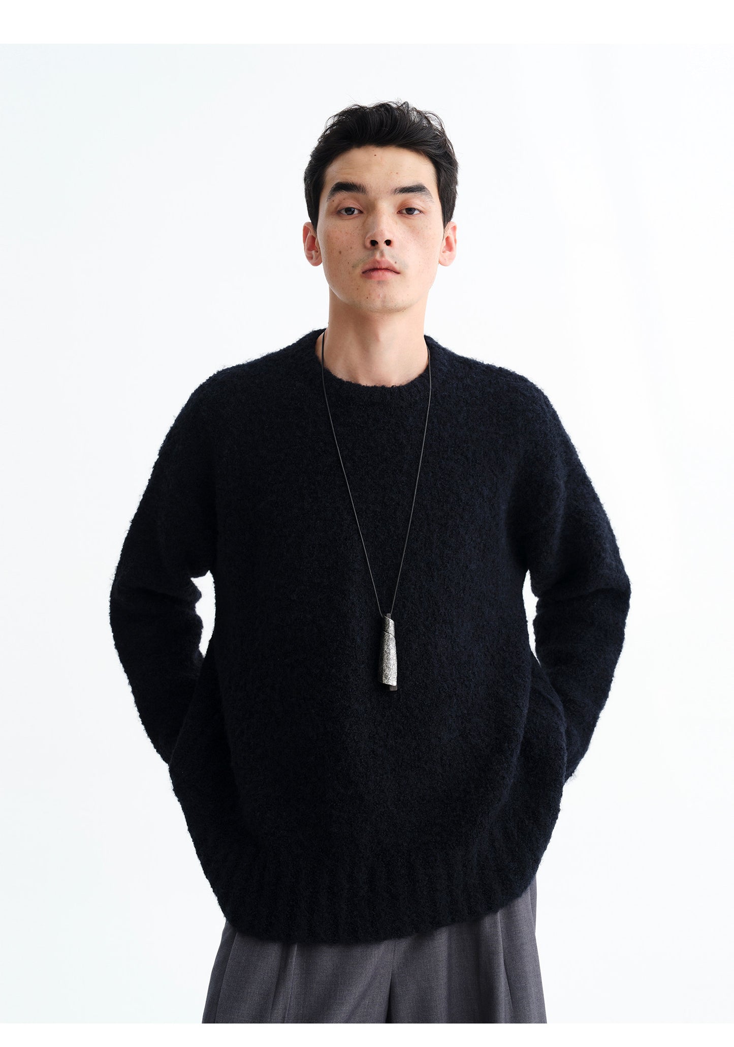 Heavyweight Wool Blend Sweater