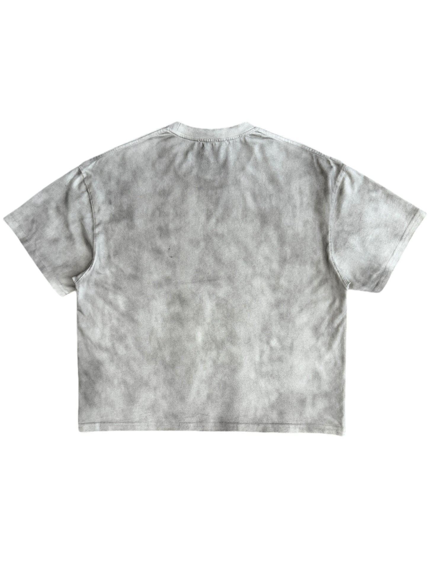 Vintage-style Short-Sleeve T-Shirt with Washed Finish