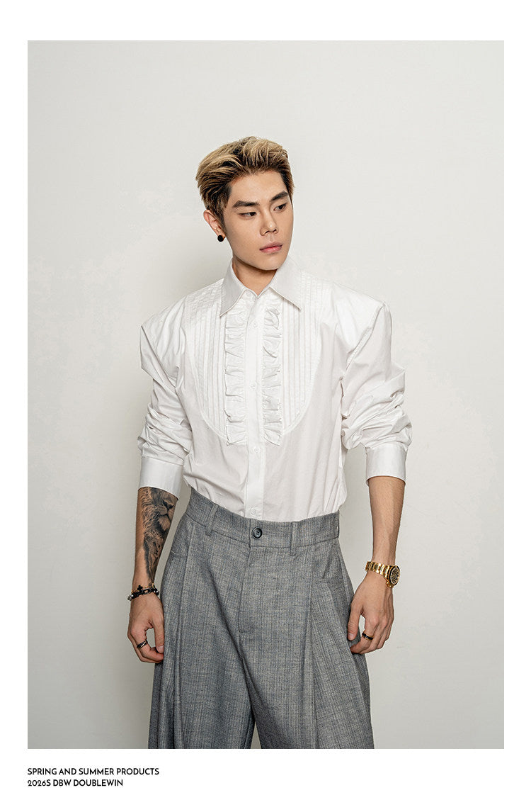 Wide-Shoulder Shirt