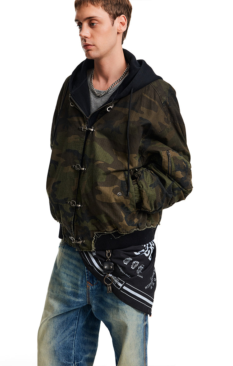 Camouflage Hooded Jacket