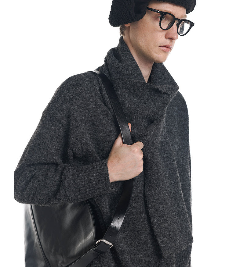 Pullover Scarf Sweater