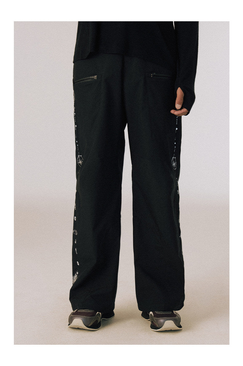 Waterproof and Oil-Resistant Functional Casual Pants