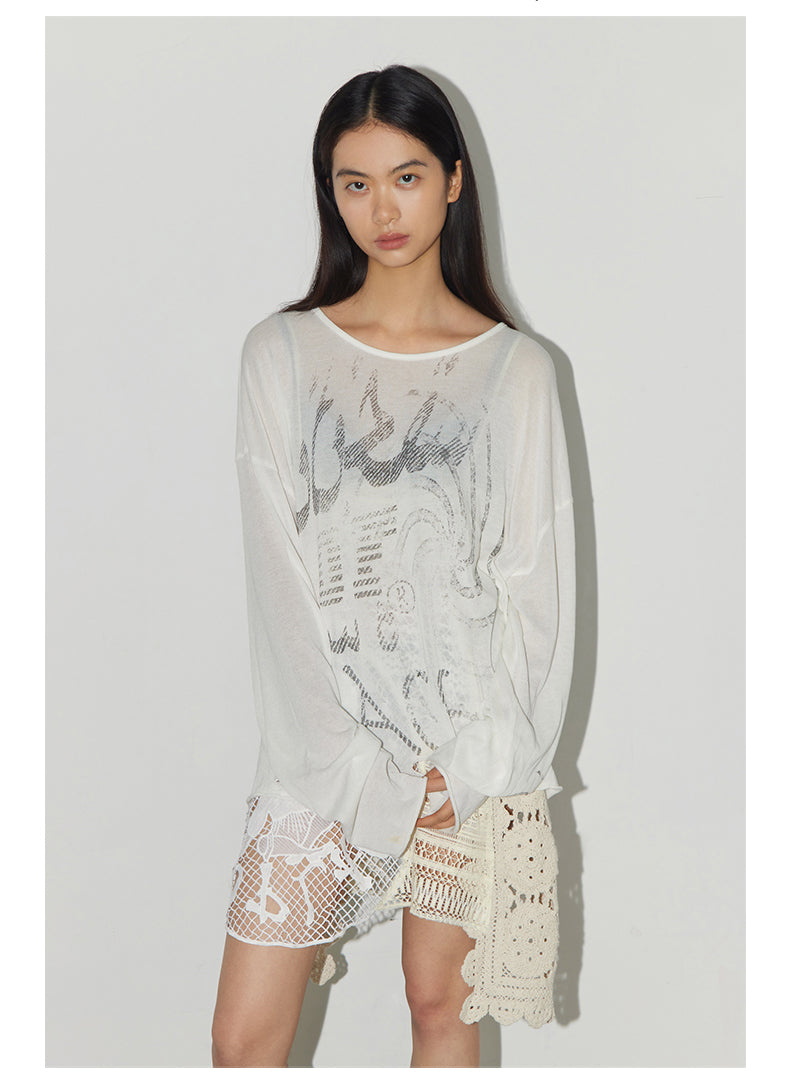 Spiral Seal Mesh T-Shirt