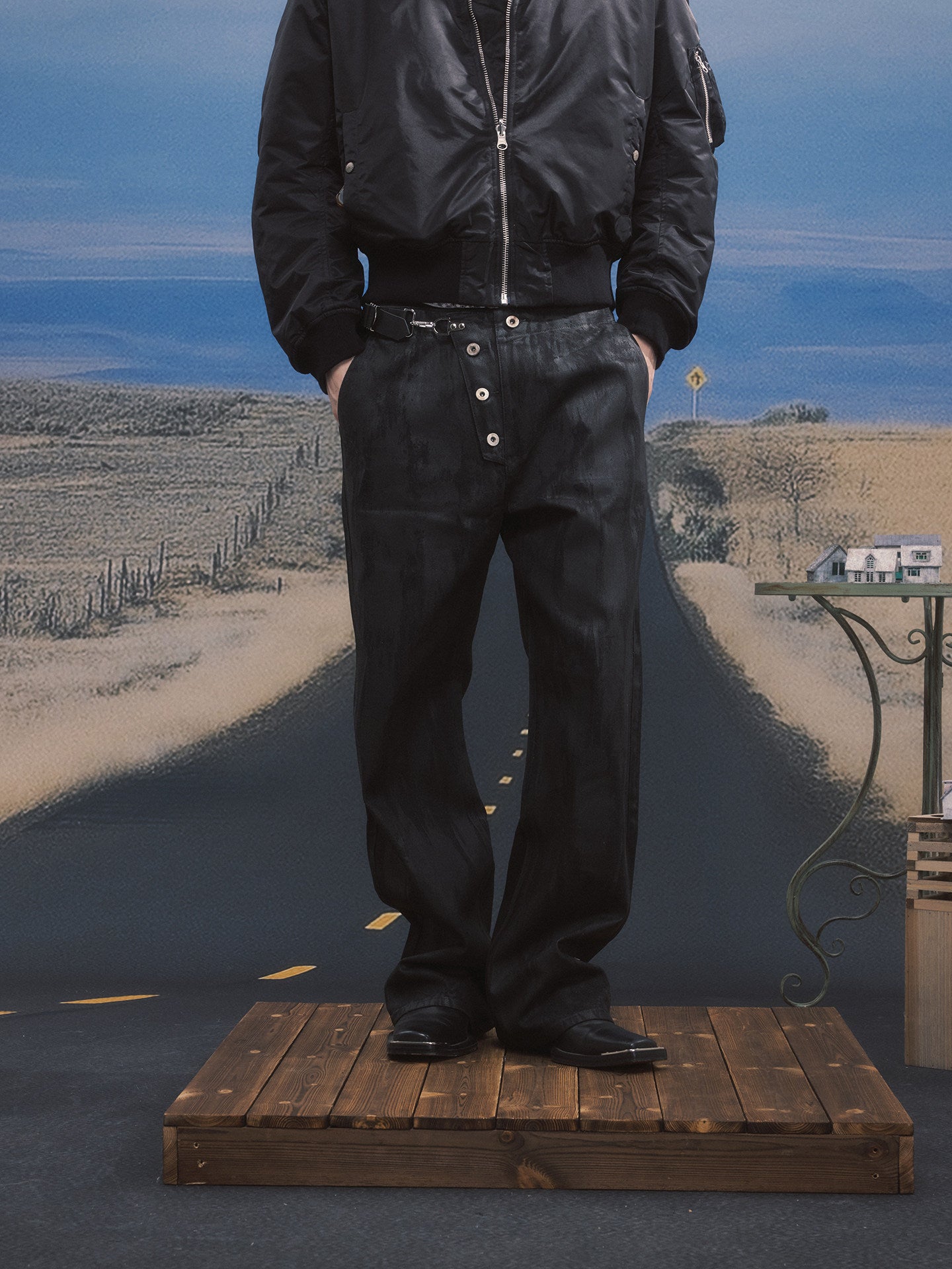Waxed Jeans