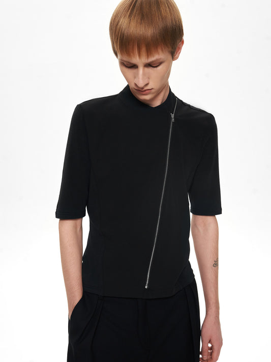 Slim Fit Zipper Shirt