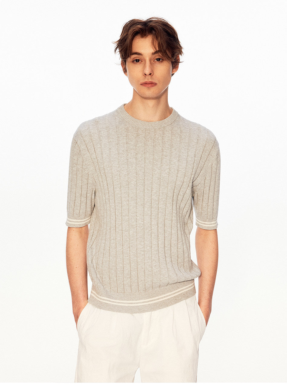 Loose-fit Non-slip Knitted Shirt