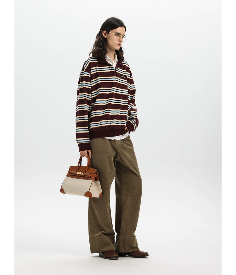 Retro College Polo Shirt