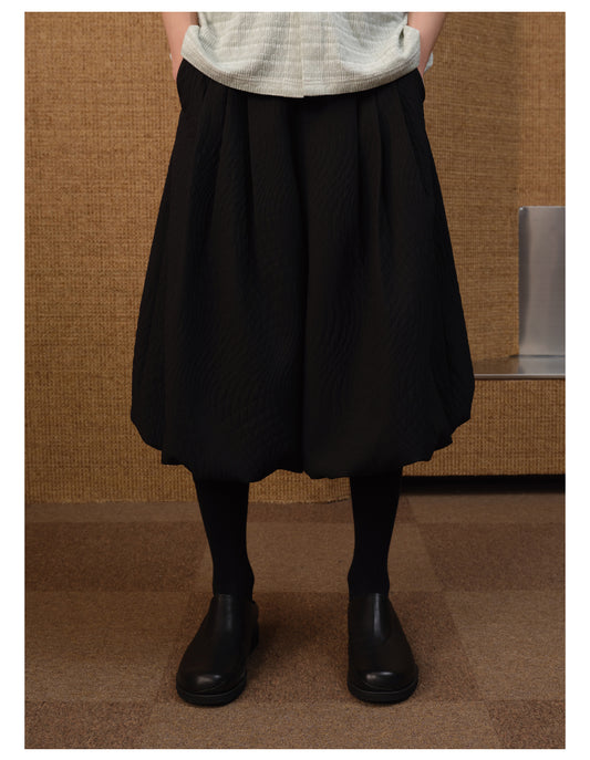 Leaf pattern pantskirt