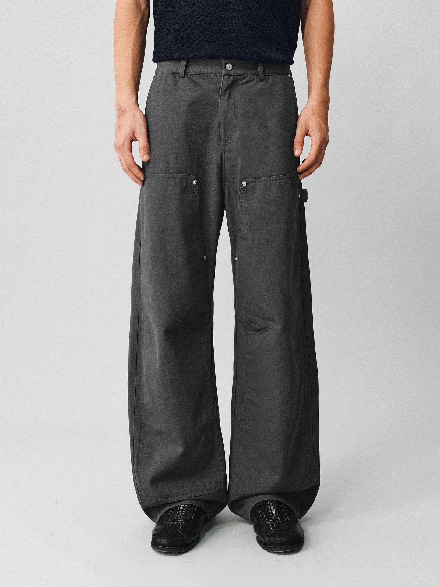 Curved-Blade Work Pants
