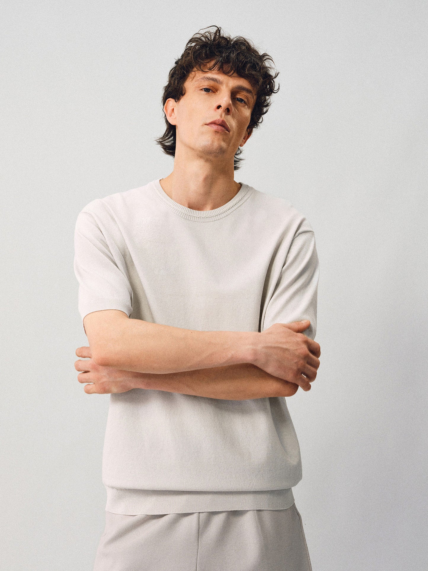 Jacquard Knit Shirt
