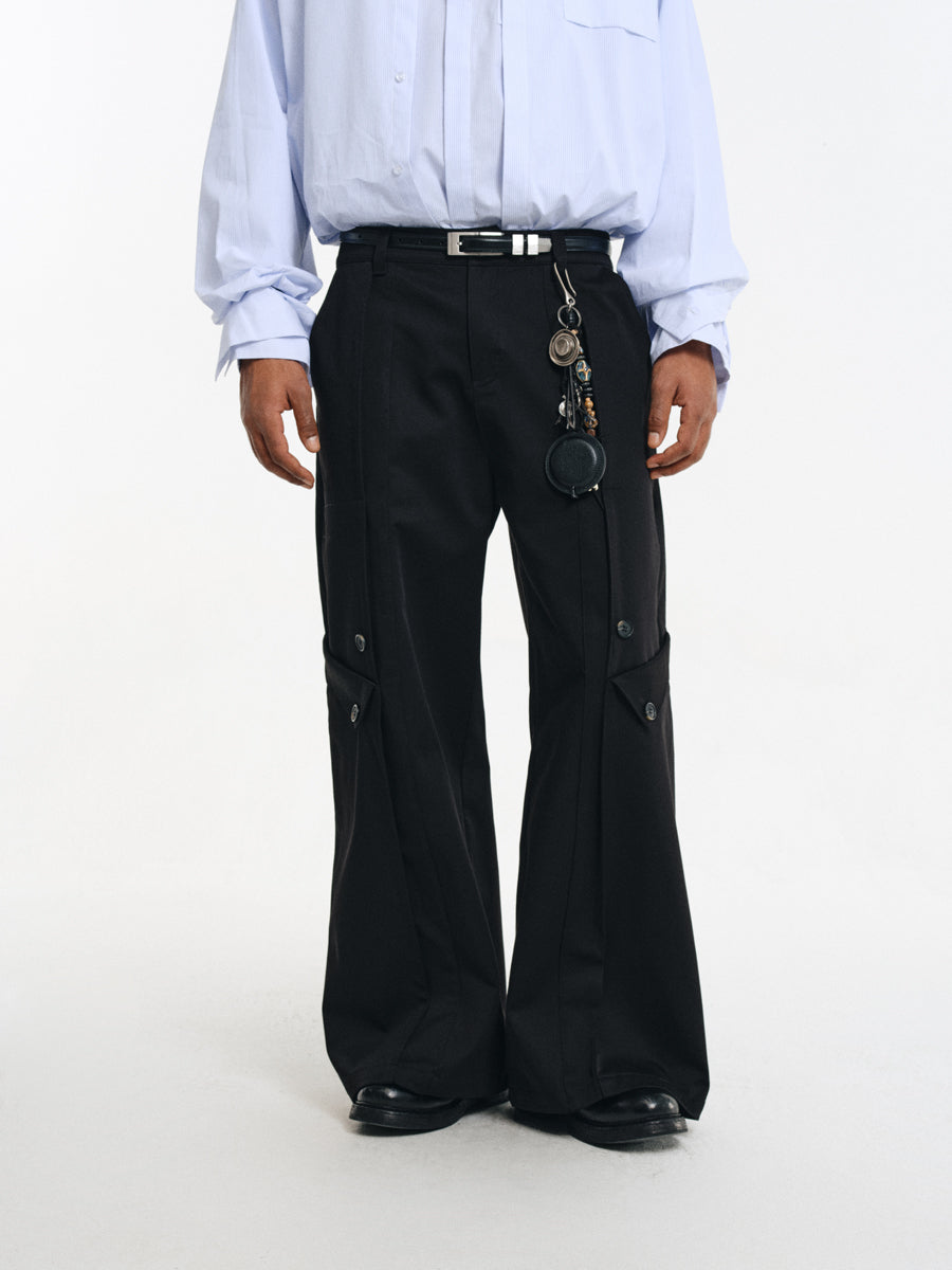 Double-pleated Casual Pants