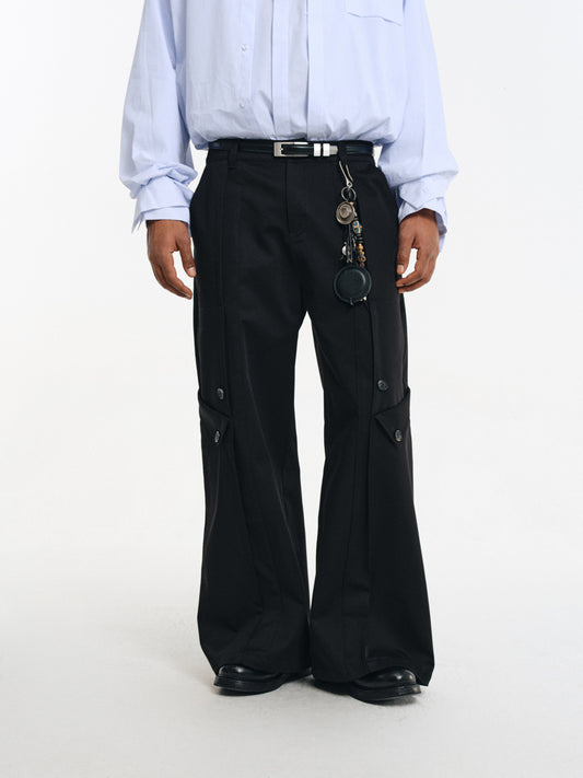 Double-pleated Casual Pants