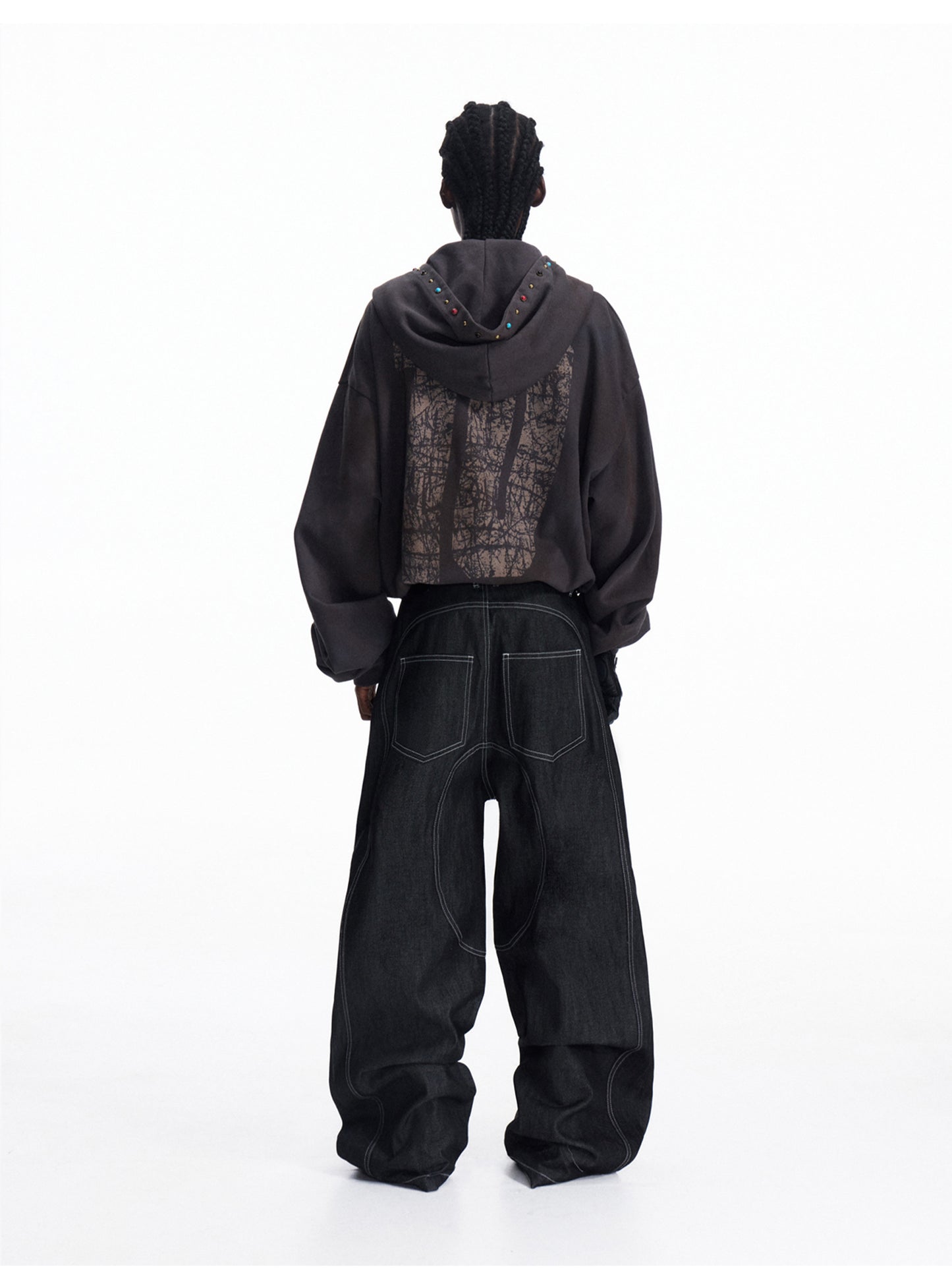 Zip-Up Hooded Sweatshirt