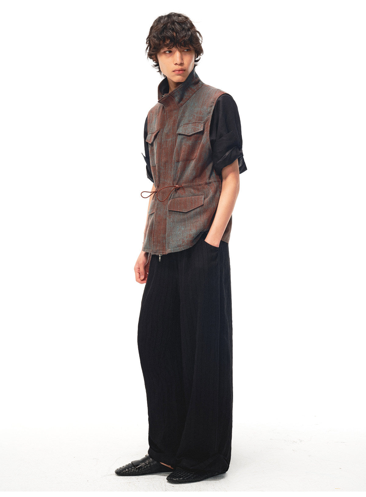 4-Pocket Drawstring Vest