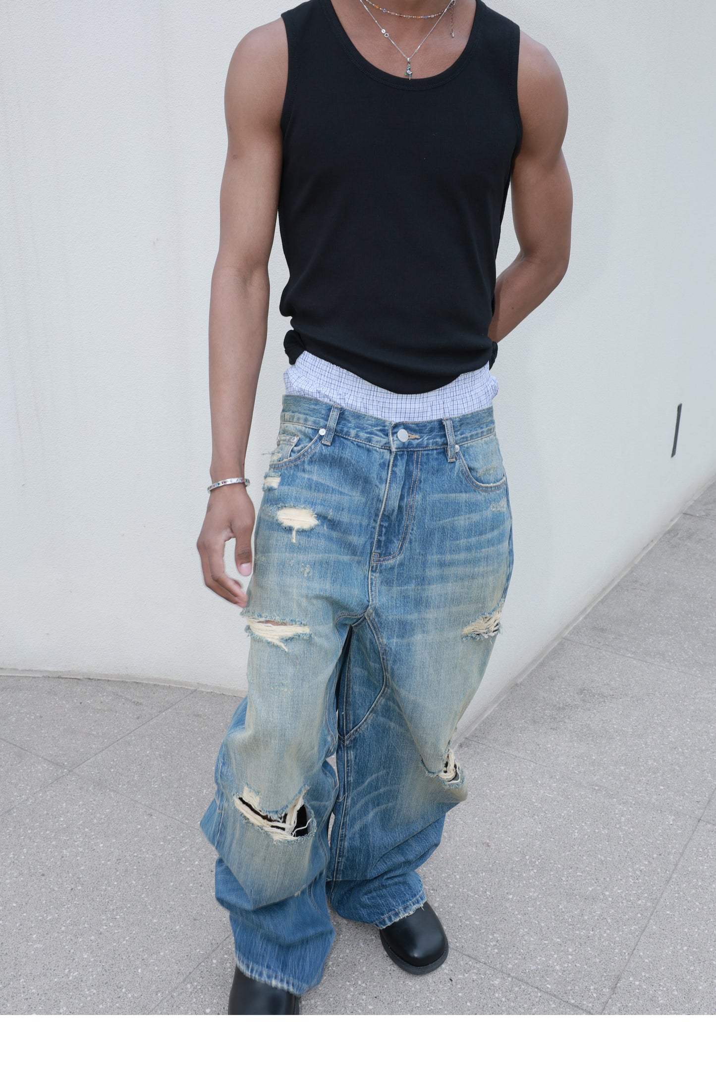 Baggy Straight Loose Jeans