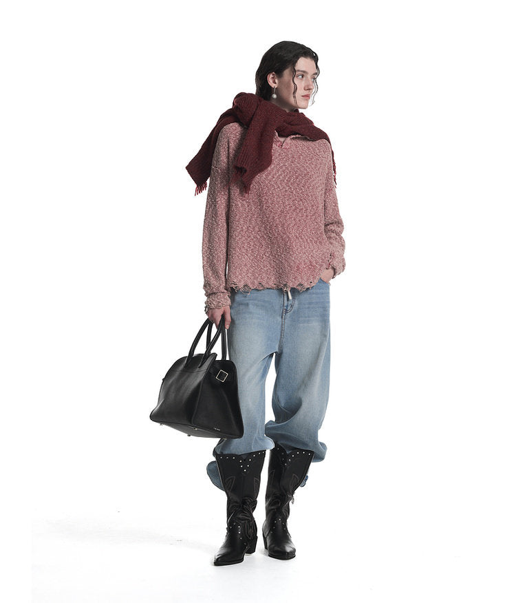 Color-dyed Loop Sweater