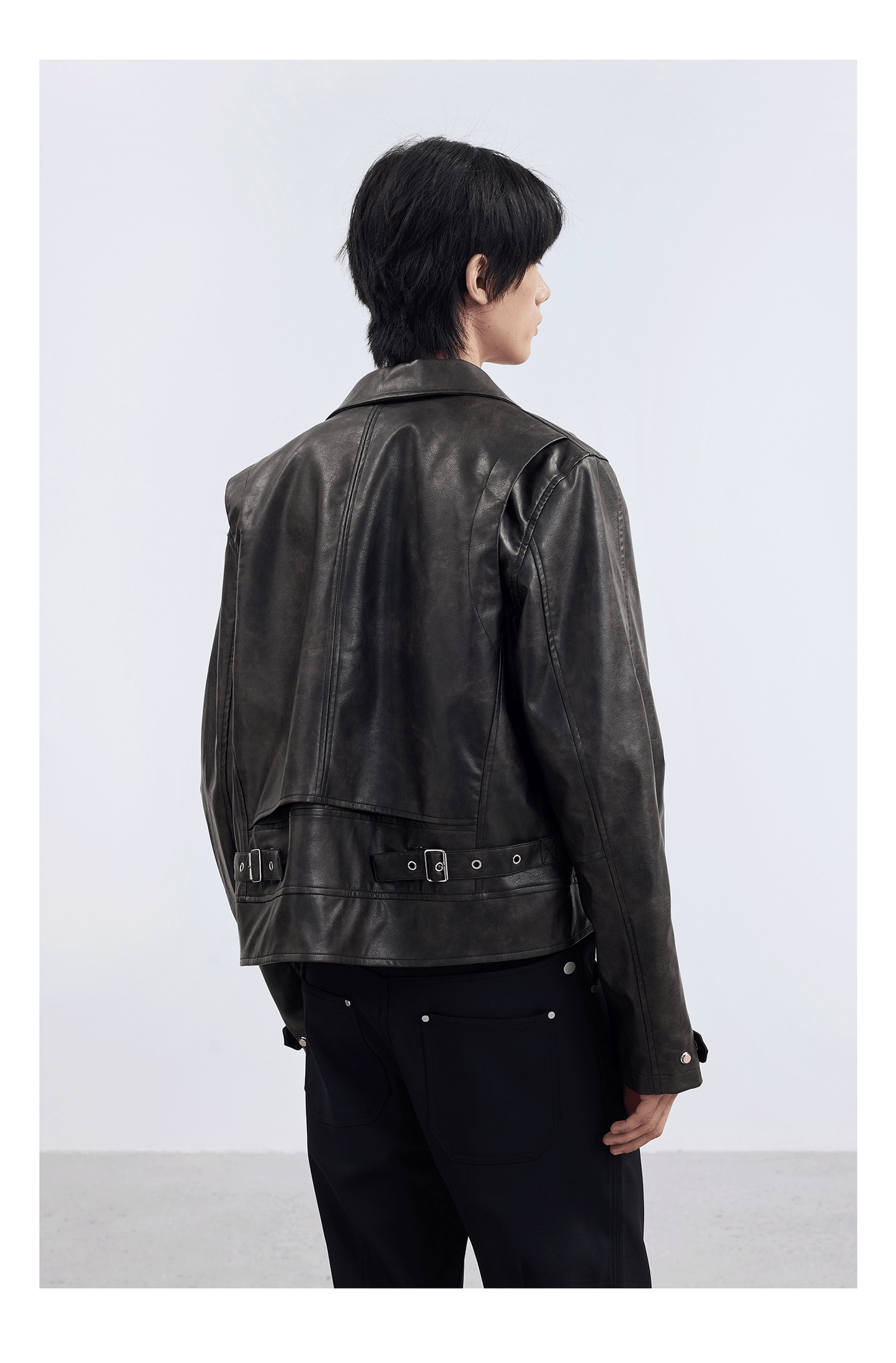 Casual Loose Leather Jacket