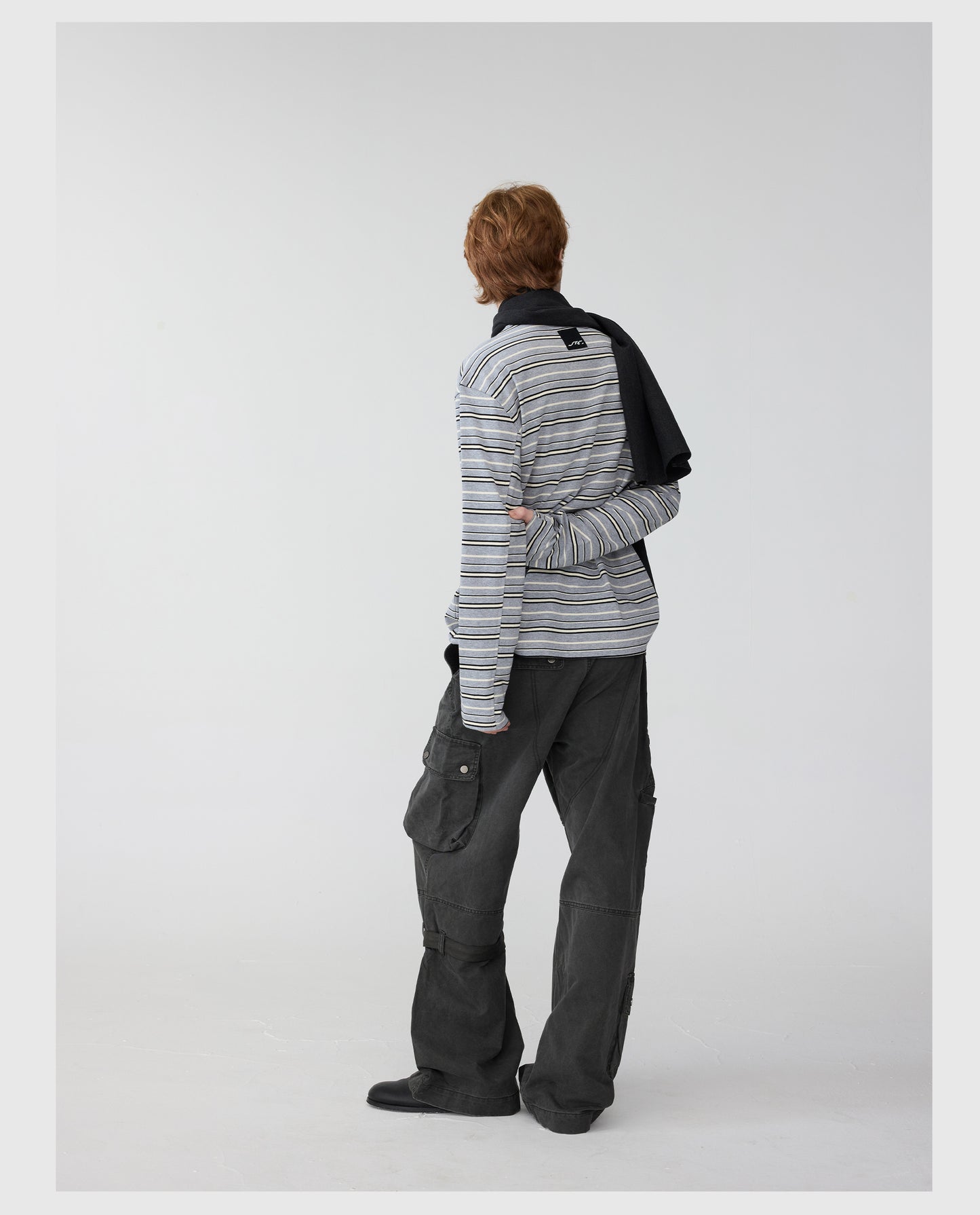 Contrast Color Round Neck T-Shirt