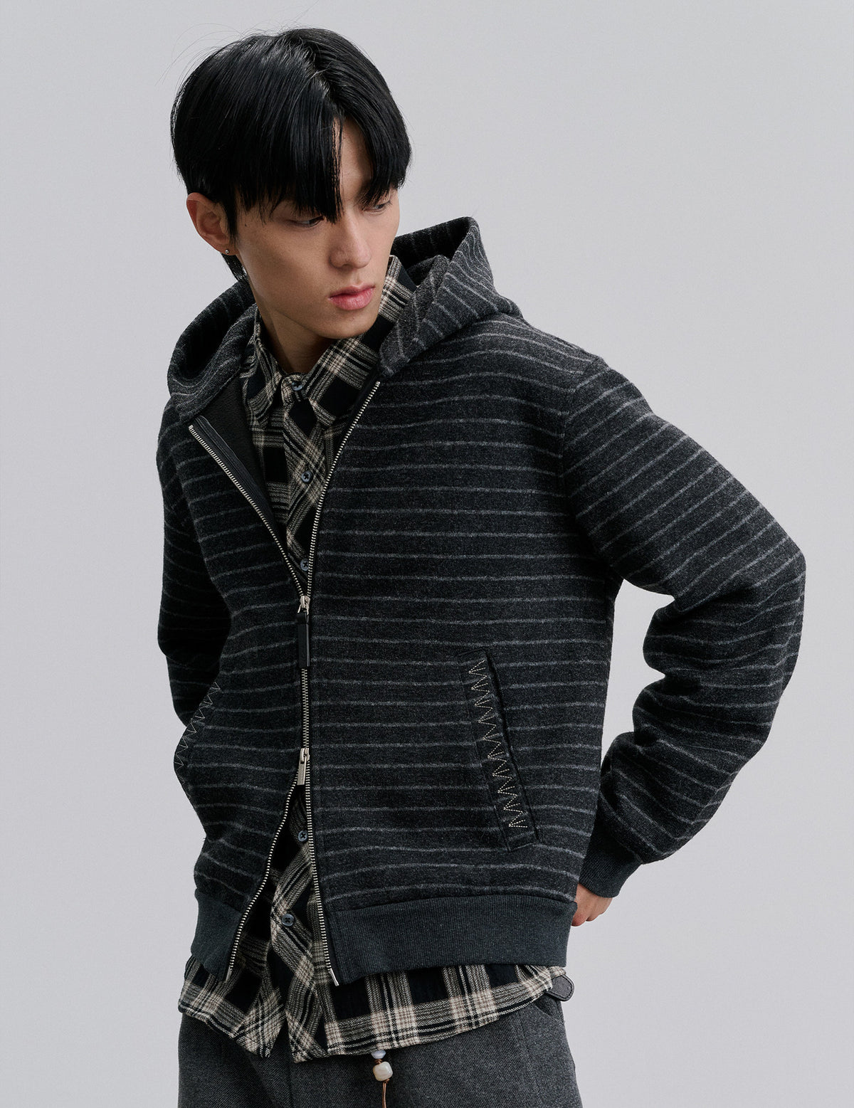 Fleece-Lined Hooded Sweatshirt
