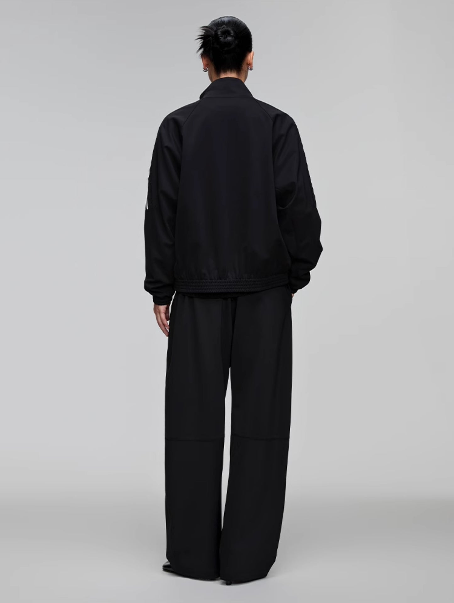 Decorative ribbon sports casual jacket