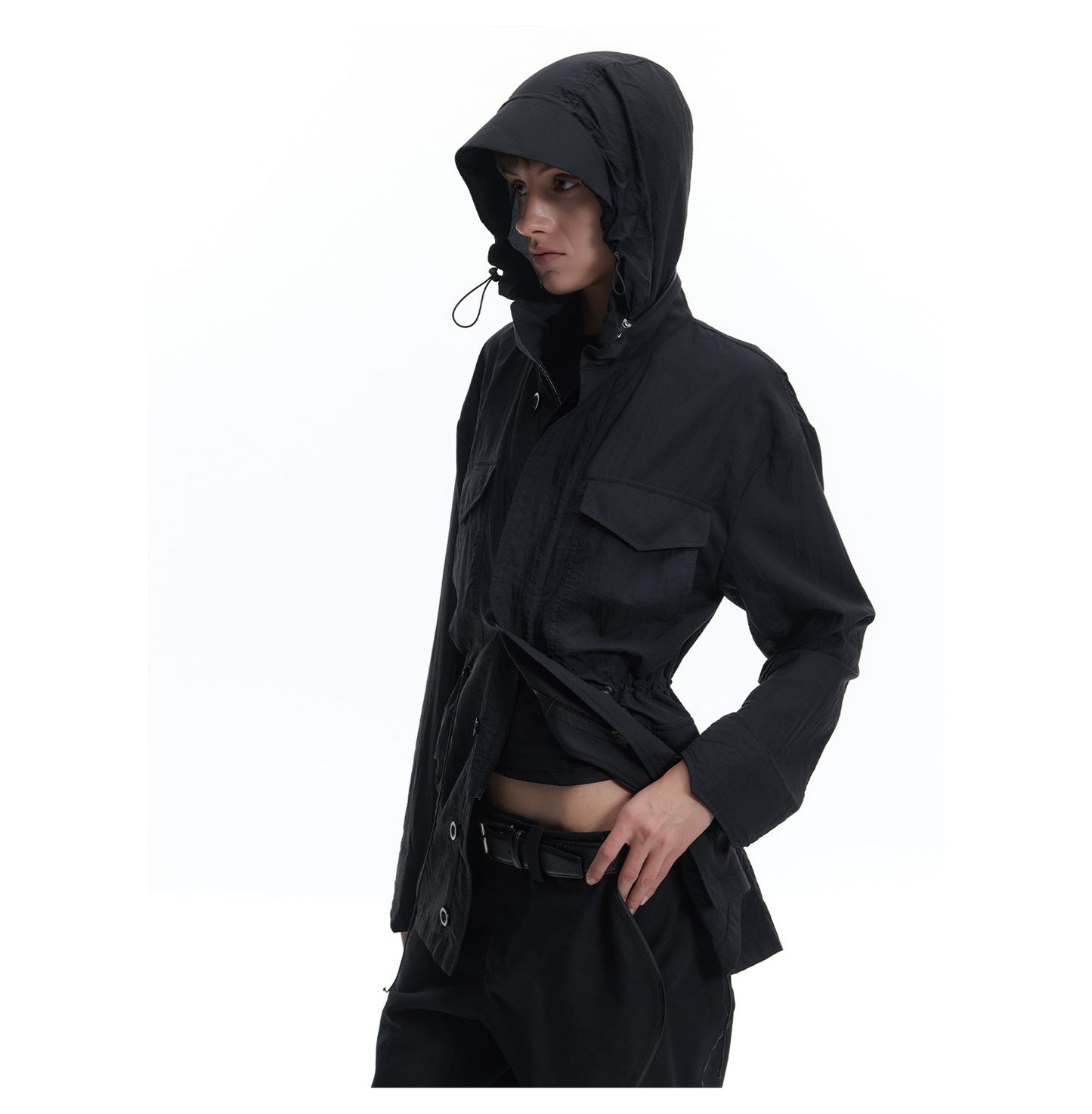 D-Cut Hooded Sun Protection Jacket