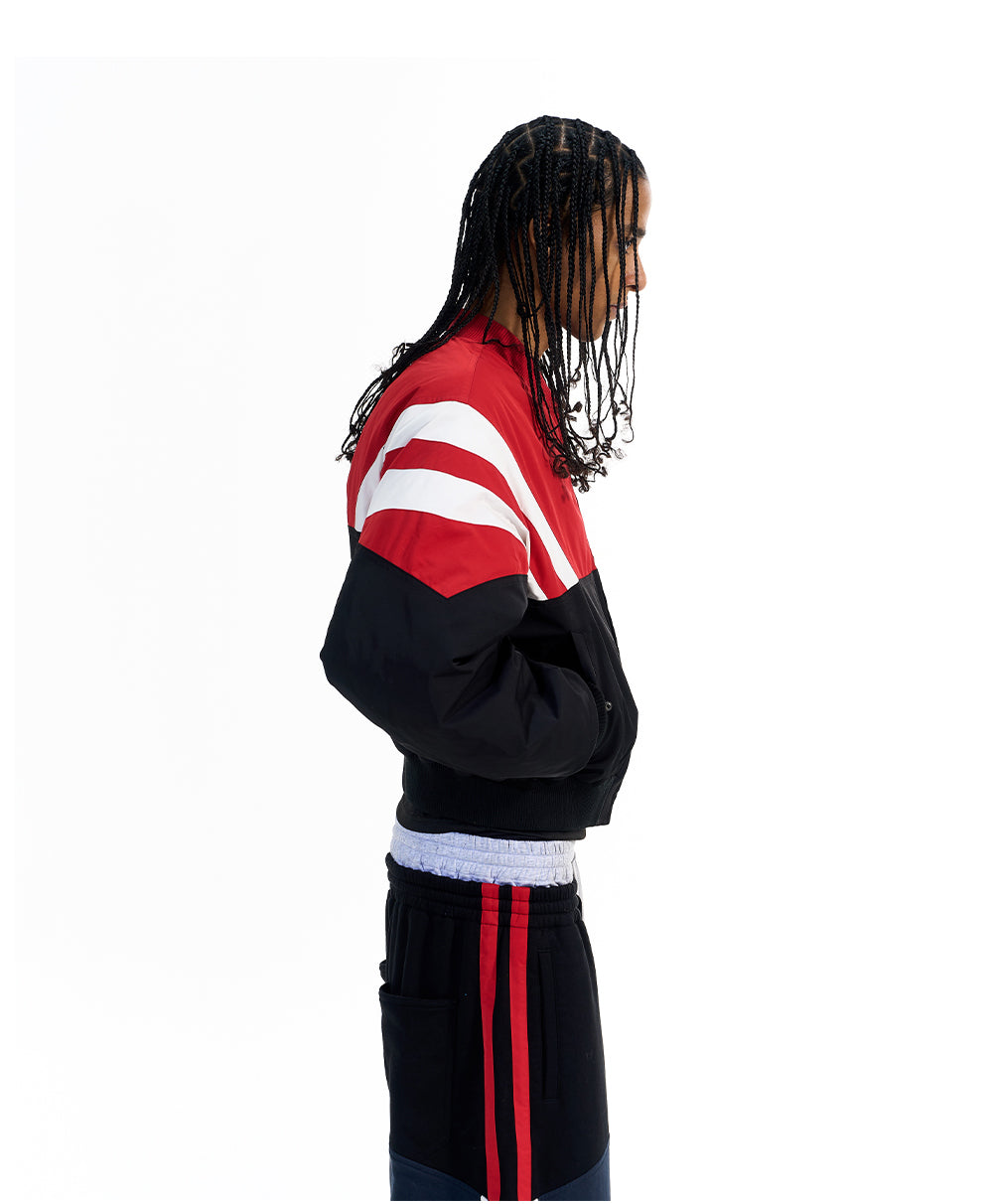 Color Block Bomber Jacket