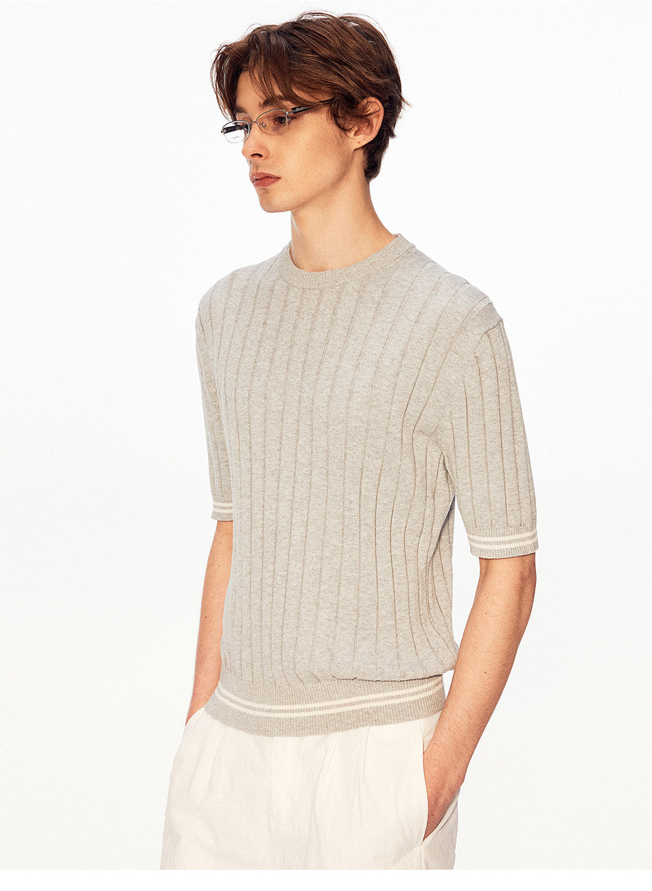 Loose-fit Non-slip Knitted Shirt