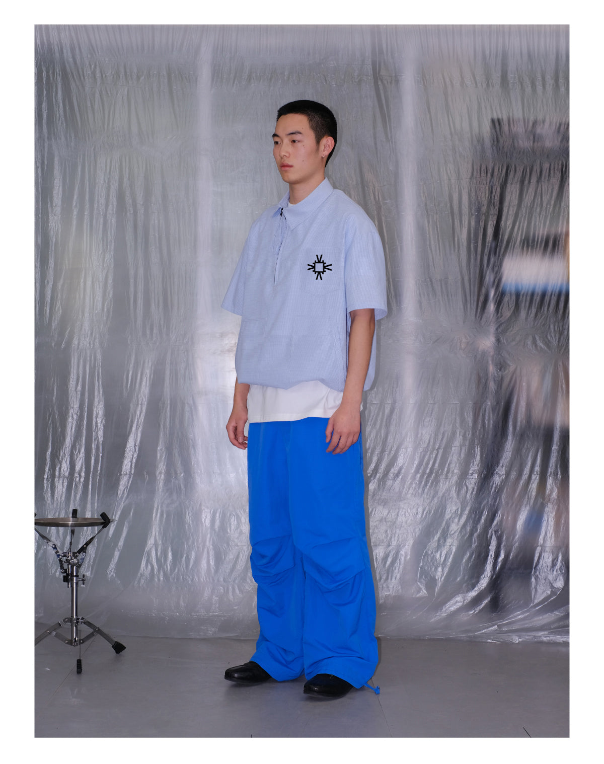 Pleated Paratrooper Pants