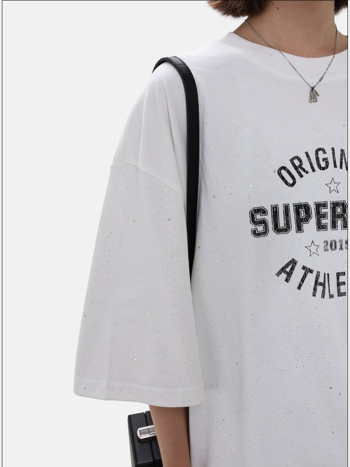 Casual Sequin-Print T-Shirt