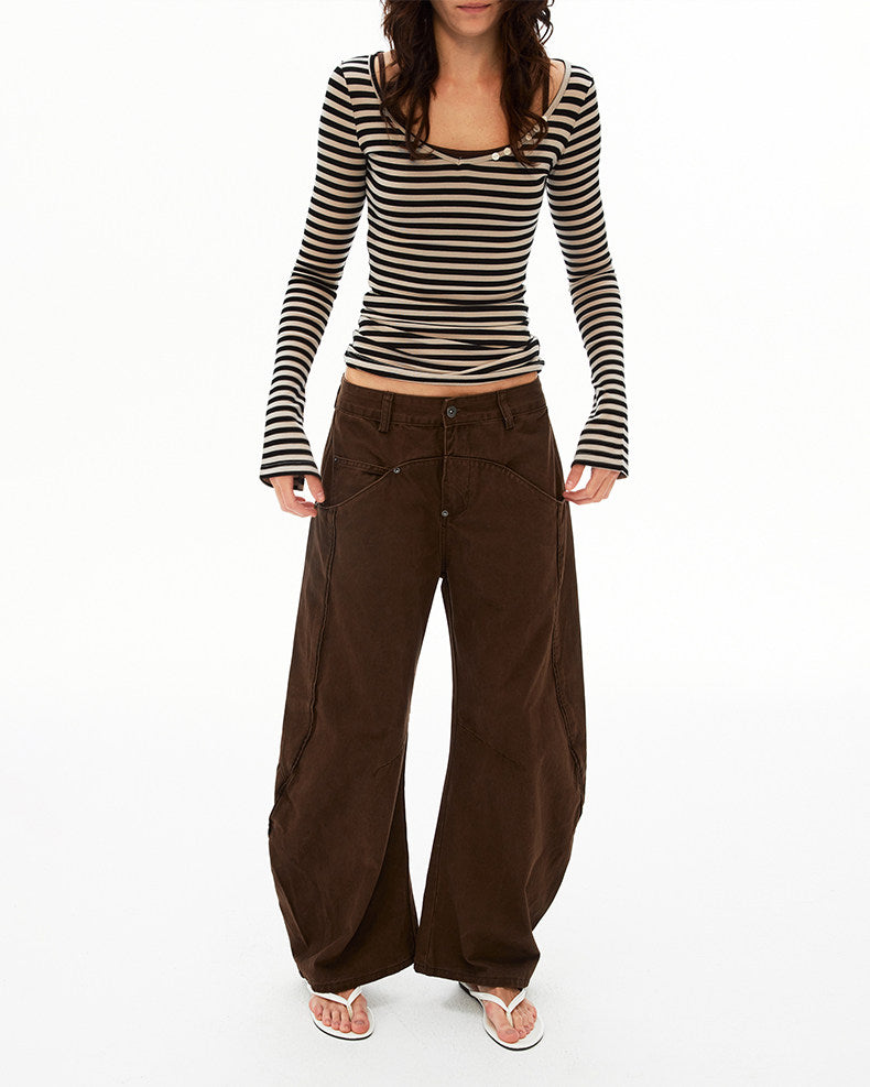 Retro-Cut Casual Pants