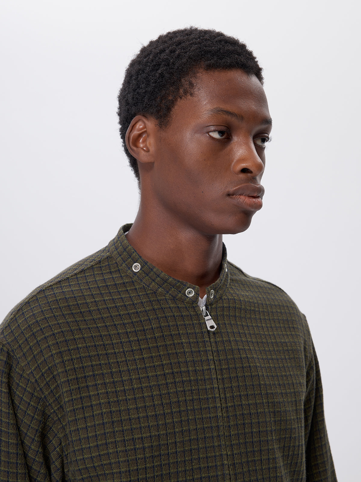 Cotton Check Pattern Jacket