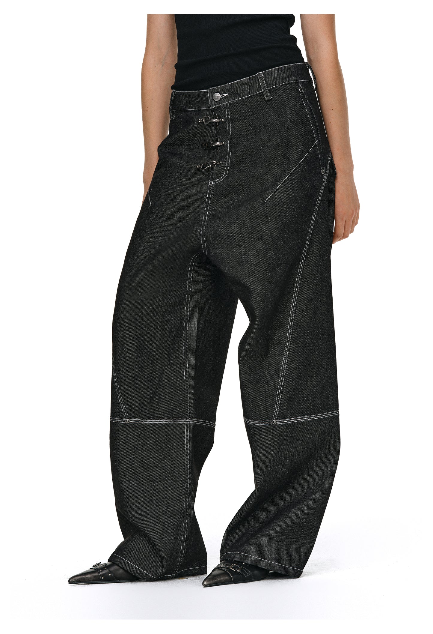 Aircraft Button Original Denim Pants