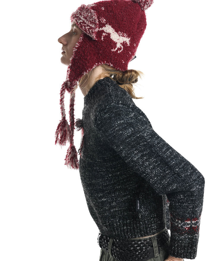 Soft Earflap Knit Cap