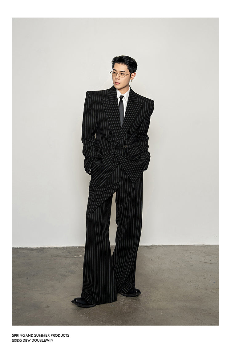 High-Quality Straight-Shoulder Suit
